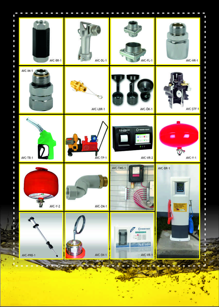 karyakıt istasyon yedek malzemeleri